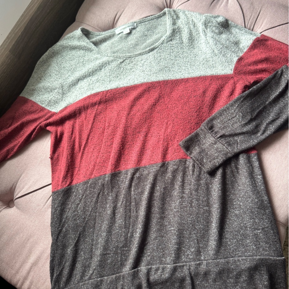 Light Colour Block Sweater